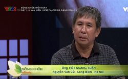 Ông Tuấn chia sẻ hiệu quả bài thuốc Thanh bì Dưỡng can thang trên vTV2