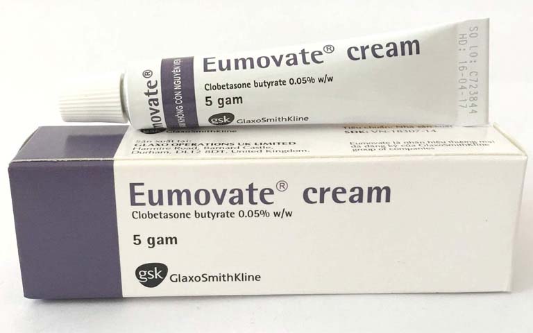 Thuốc Eumovate là thuốc dạng kem bôi giúp giảm ngứa, chống viêm