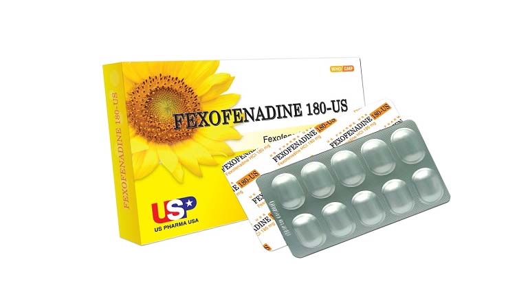 Thuốc uống Fexofenadine có tác dụng điều trị nổi mề đay