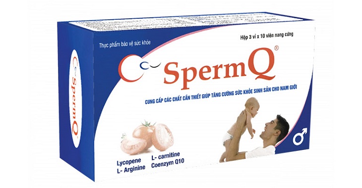 SpermQ là sản phẩm trị tinh trùng yếu của công ty Dược Trung ương Mediplantex - Việt Nam