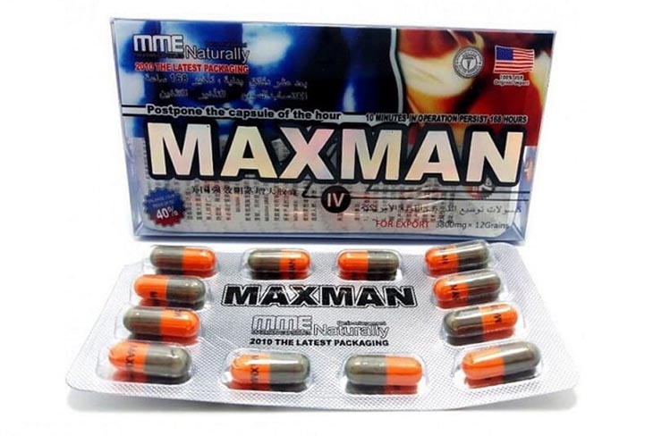 Bao bì thuốc Maxman chính hãng