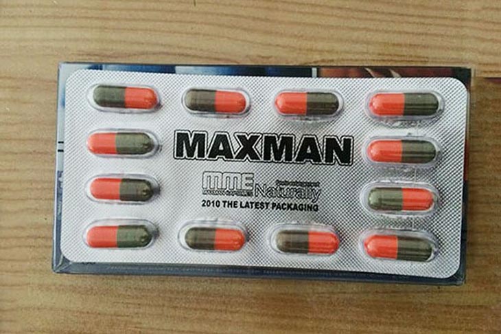 Thuốc Maxman dạng vỉ hỗ trợ sinh lý, tăng cường thể lực