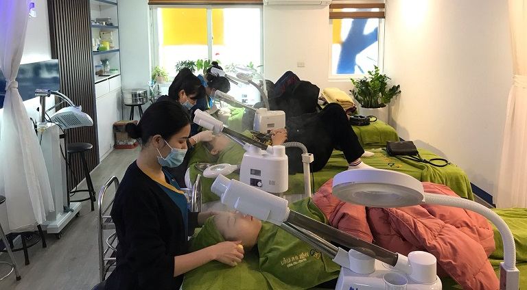 Viện Da liễu Hà Nội Sài Gòn trị liệu và chăm sóc da bằng phương pháp Đông y kết hợp công nghệ hiện đại