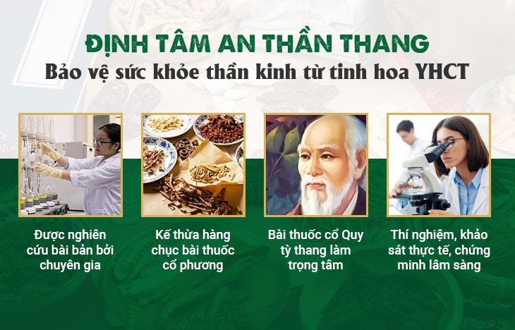 Định tâm An thần thang được nghiên cứu bài bản