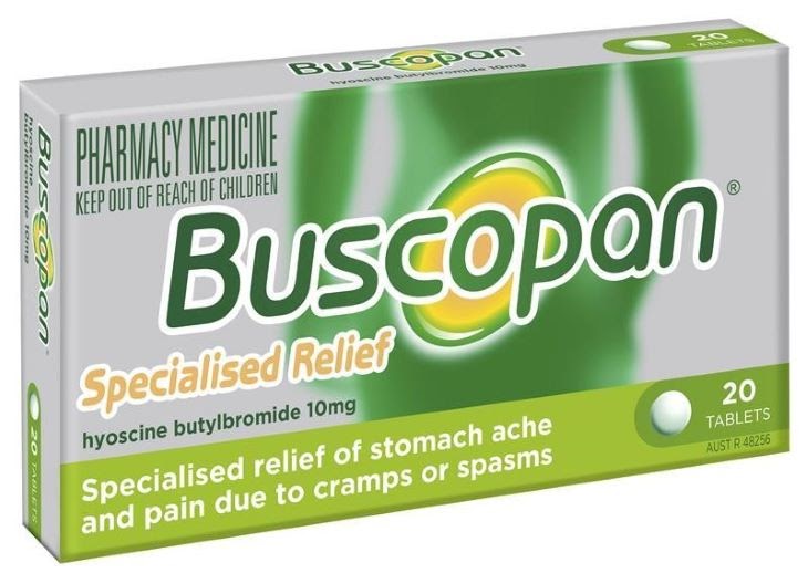 Thuốc sỏi thận Buscopan