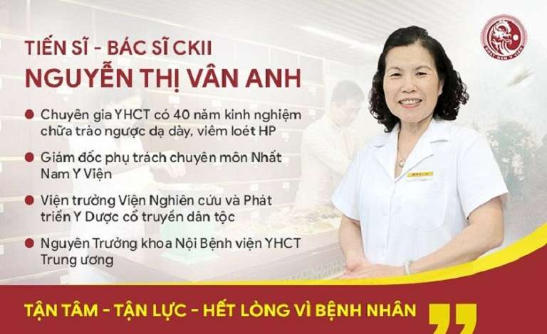 TS.BS Nguyễn Thị Vân Anh - Người có hơn 40 năm kinh nghiệm điều trị bệnh dạ dày
