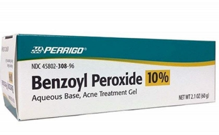 Benzoyl peroxide giúp loại bỏ nhanh tình trạng mụn viêm sưng