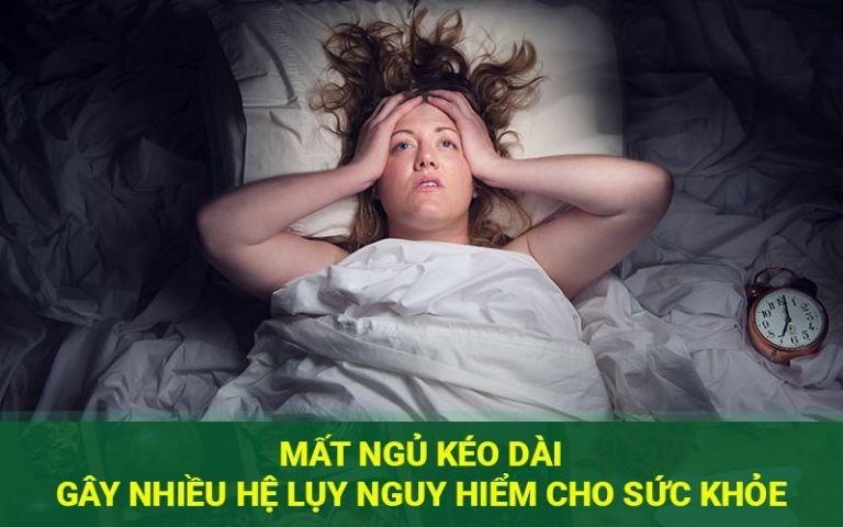 Mất ngủ kéo dài gây ra nhiều hệ lụy ảnh hưởng tới cuộc sống người bệnh