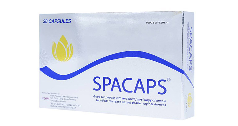 Viên uống Spacaps giúp kích thích tiết chất nhờn âm đạo