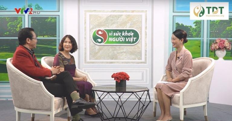 Bác sĩ Tuyết Lan và NS Trần Nhượng trên VTV2 