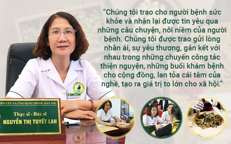 Bệnh nhân khỏe mạnh là món quà vô giá đối với bác sĩ Tuyết Lan
