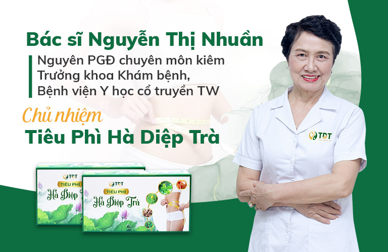 Tiêu Phì Hà Diệp trà được bác sĩ Nguyễn Thị Nhuần nghiên cứu, ấp ủ chắt chiu từ kinh nghiệm hơn 40 năm qua