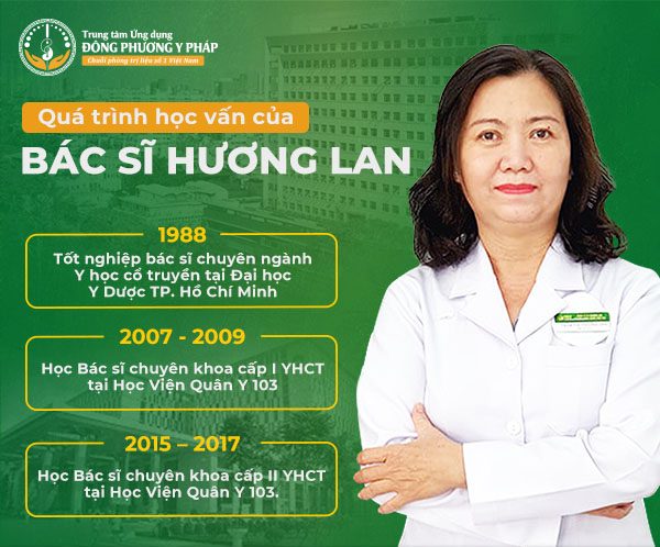 Bác sĩ Trần Thị Hương Lan, giỏi lý luận Y học cổ truyền, tay nghề trị liệu cao